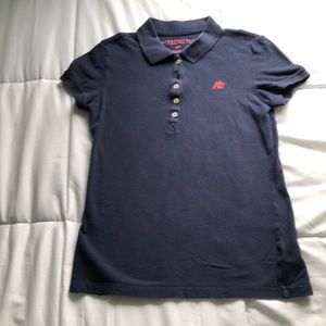 Navy Blue Aeropostale Collared Shirt
